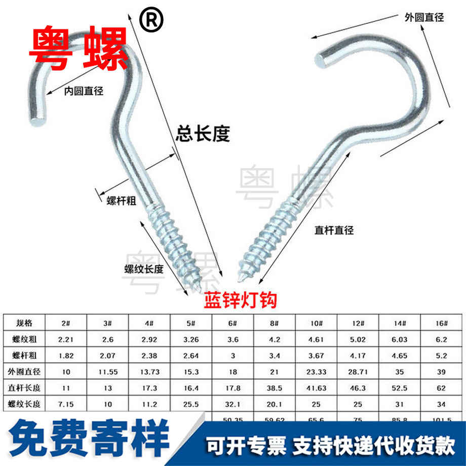 包塑杯鉤閉口