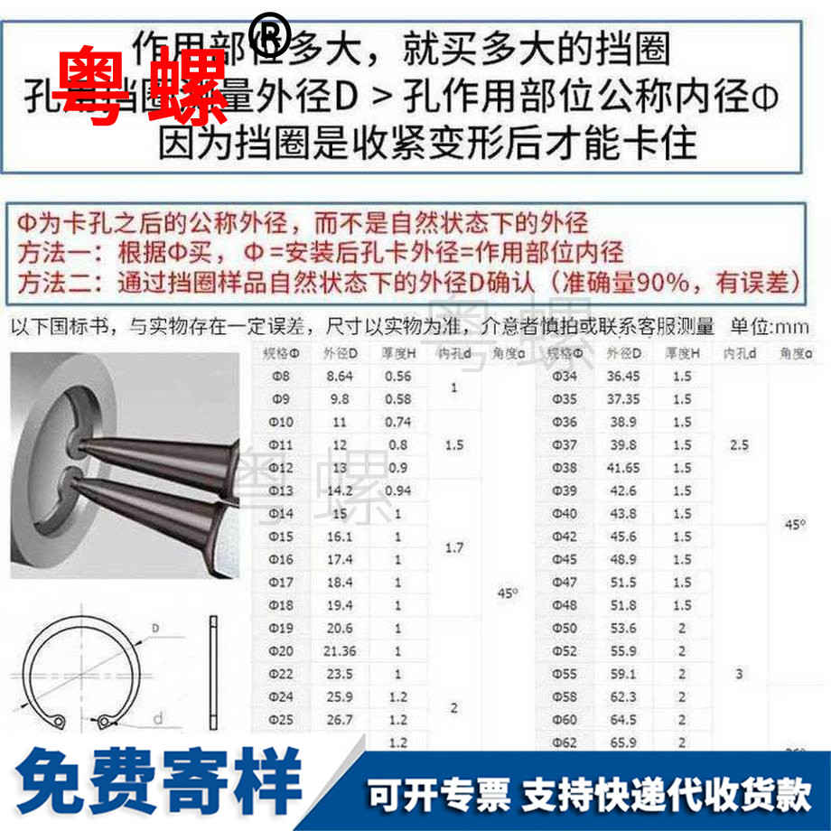 供應(yīng)65錳鋼孔用彈性阜新?lián)跞? alt=