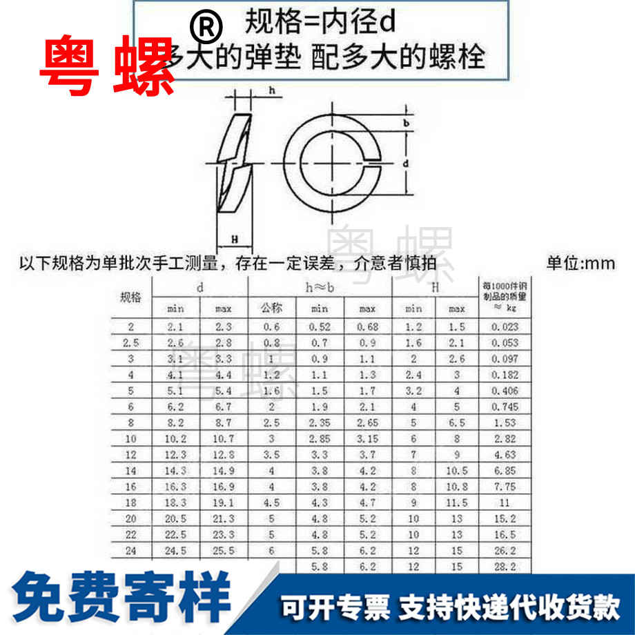 定制鋼絲阜新彈簧墊圈