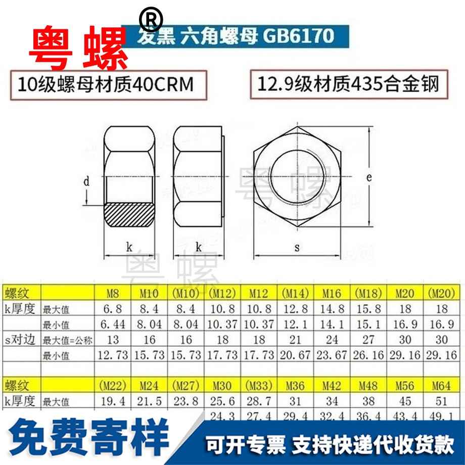 定制阜新高強(qiáng)度阜新六角螺母