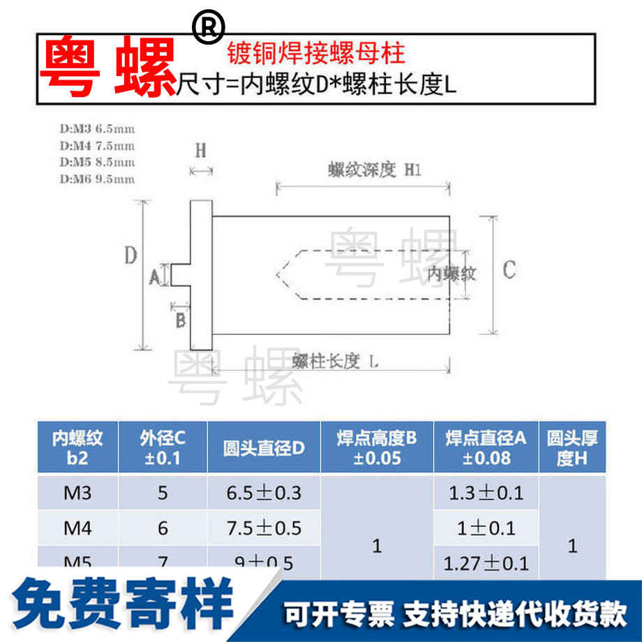 定做鍍銅內(nèi)螺紋