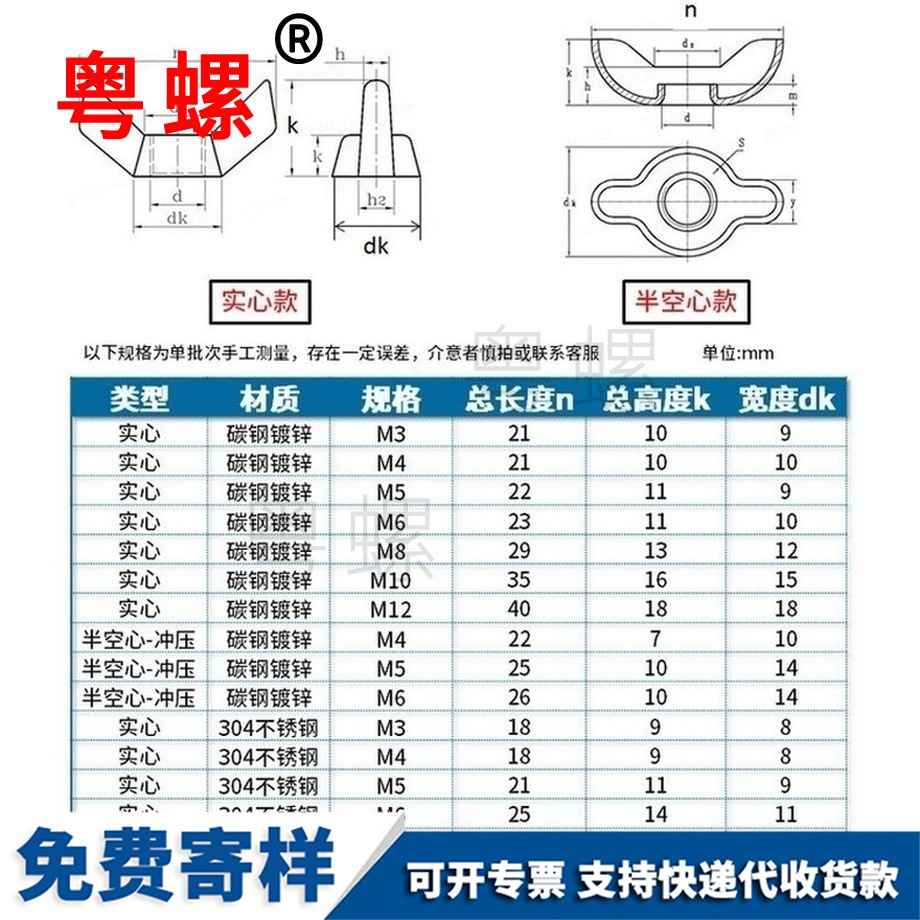 生產(chǎn)鍍鋅不銹鋼蕪湖蝶形螺母